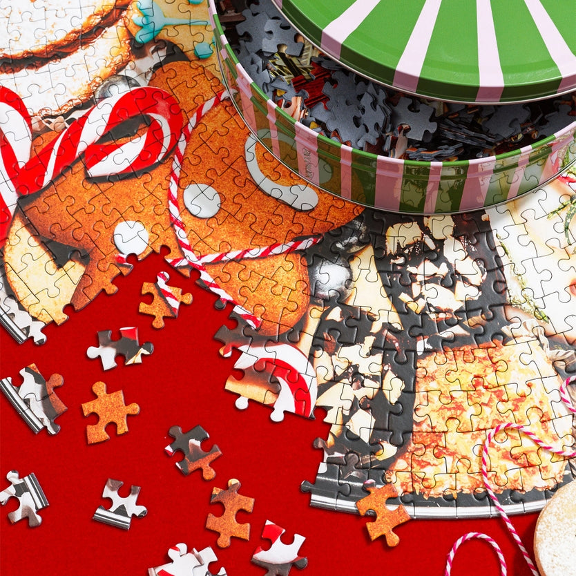 Holiday Cookie Tin | 750 Piece Jigsaw Puzzle