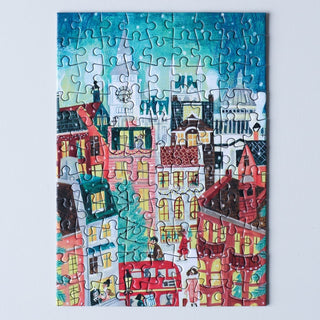 Snowy London Mini | 99 Piece Jigsaw Puzzle