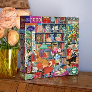 English Cottage Library | 1,000 Piece Jigsaw Puzzle