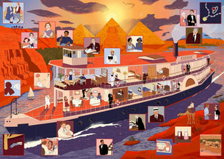The World of Agatha Christie: Death On the Nile | 1,000 Piece Jigsaw Puzzle