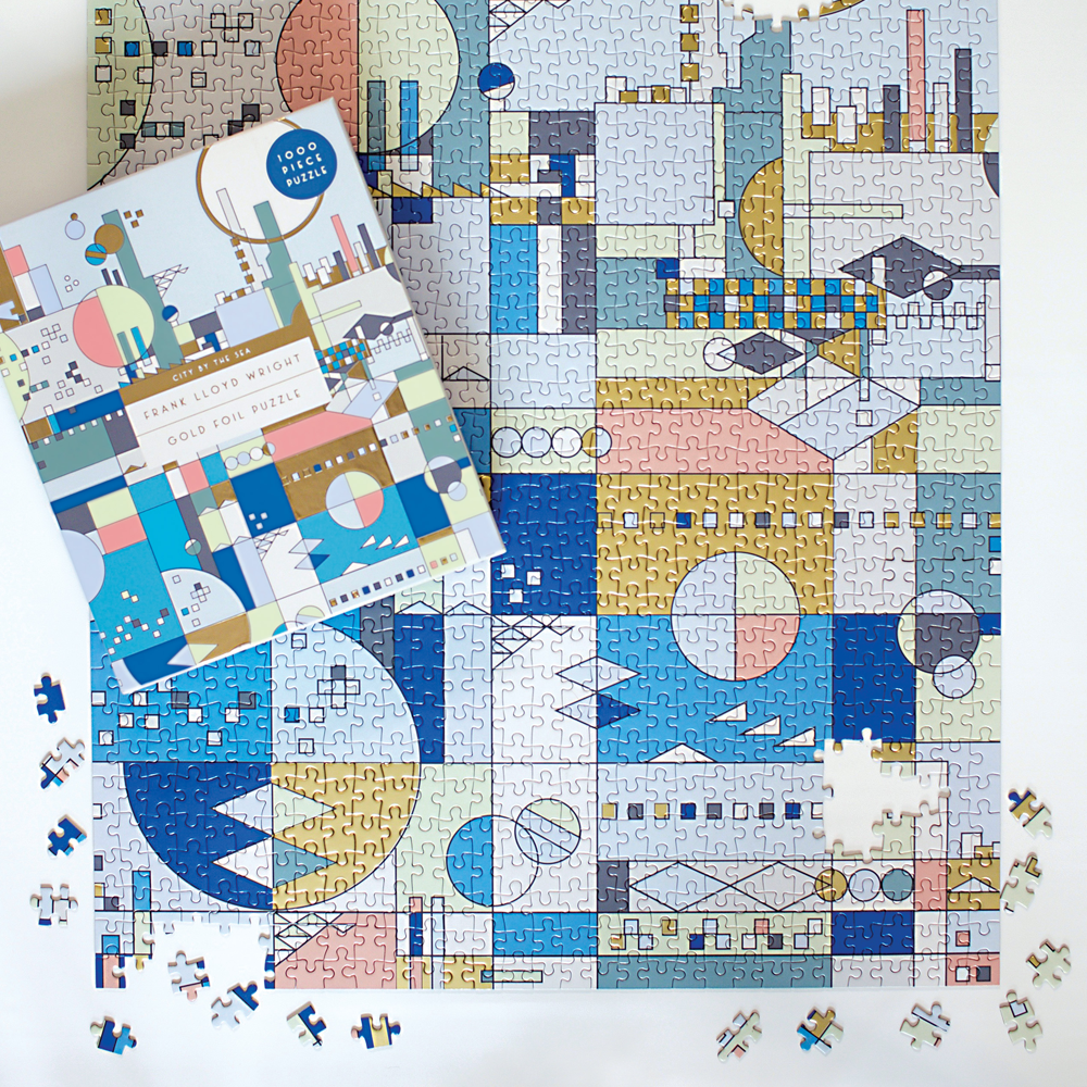 Frank Lloyd Wright City By The Sea | 1,000 Piece Jigsaw Puzzle
