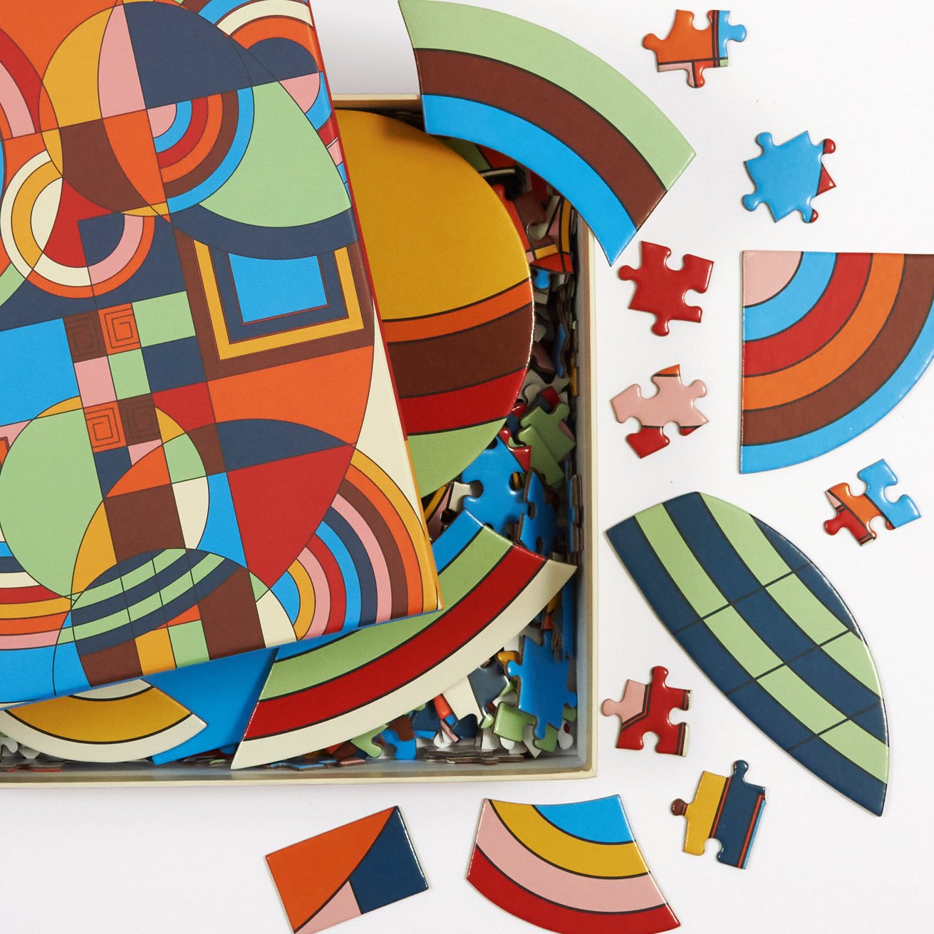 Frank Lloyd Wright Hoffman House Rug | 500 Piece Jigsaw Puzzle