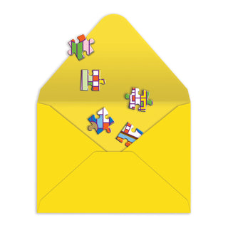 Frank Lloyd Wright Saguaro Forms & Cactus Flowers | 60 Piece Greeting Card Jigsaw Puzzle