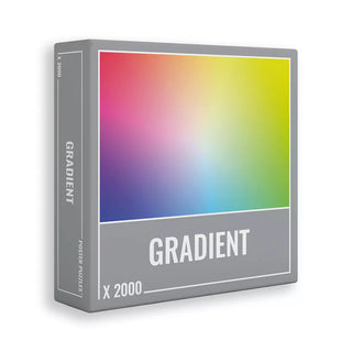 Cloudberries' Gradient | DAMAGED BOX | 2,000 Piece Jigsaw Puzzle features a vibrant gradient image with gray borders—ideal for adults seeking a challenging puzzle experience.
