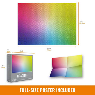 Gradient | DAMAGED BOX | 2,000 Piece Jigsaw Puzzle