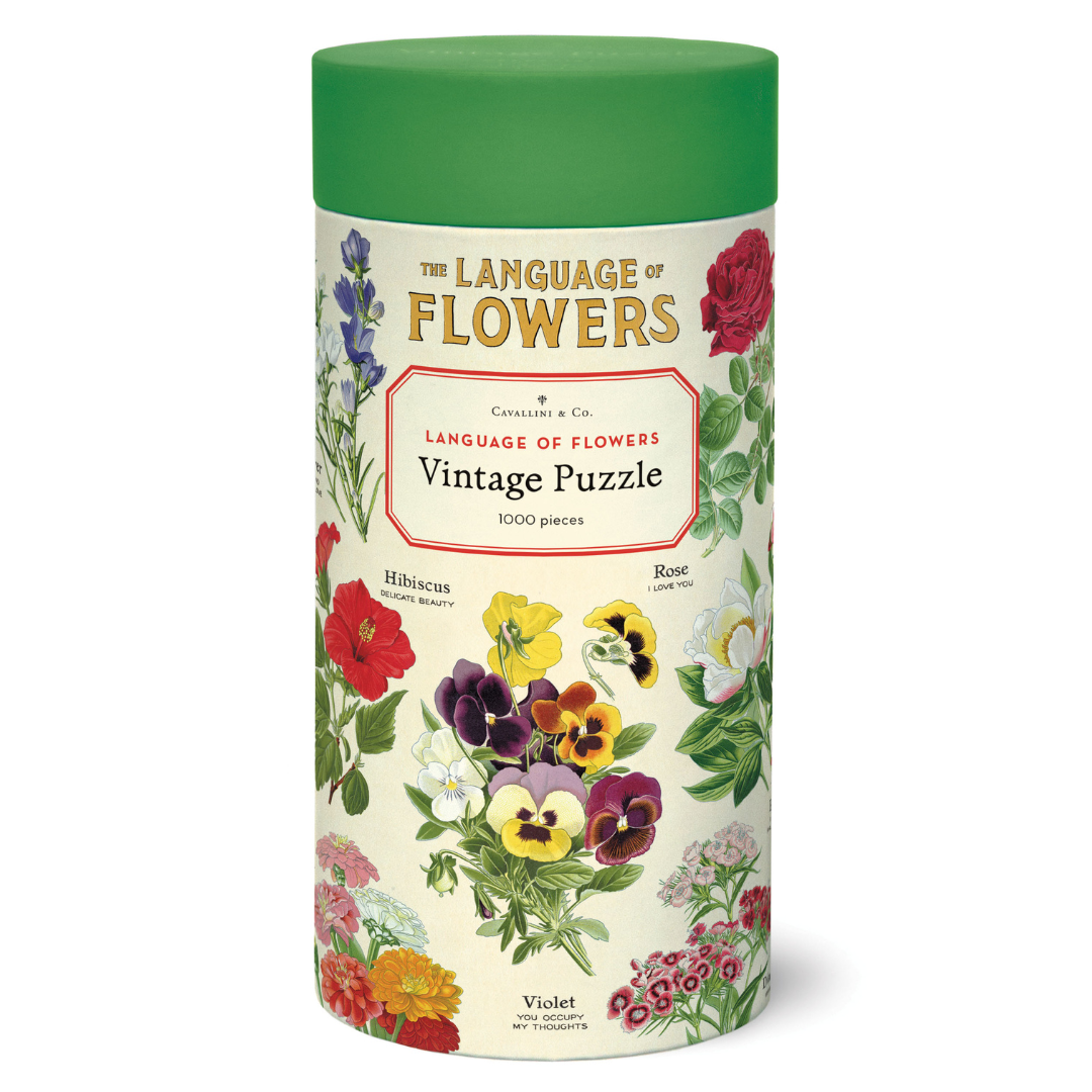 Language of Flowers by Cavallini & Co. | 1,000 Piece Jigsaw Puzzle Language of Flowers by Cavallini & Co. | 1,000 Piece Jigsaw Puzzle