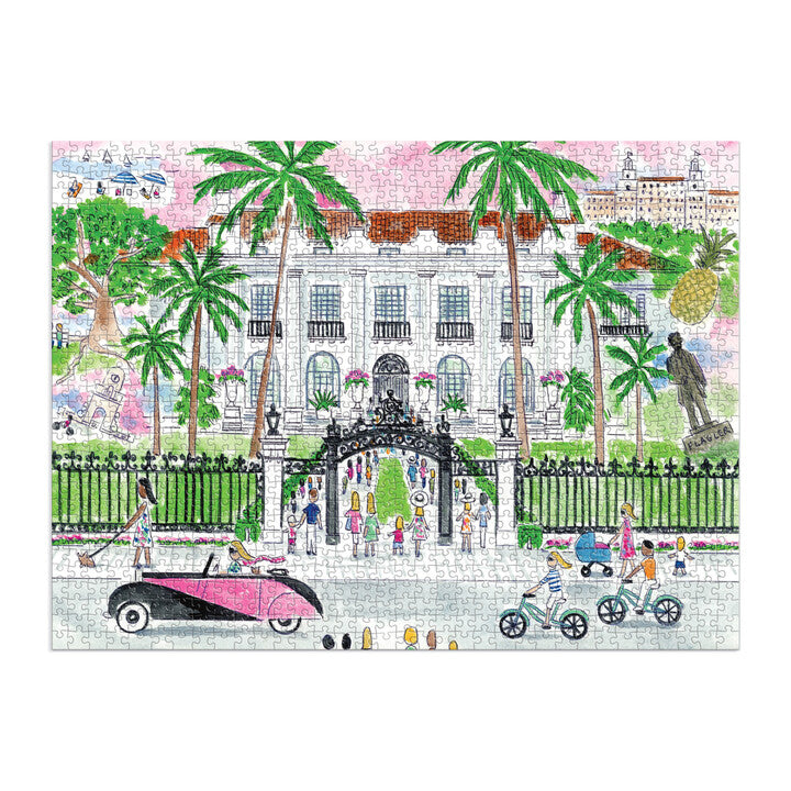Michael Storrings A Sunny Day in Palm Beach | 1,000 Piece Jigsaw Puzzle