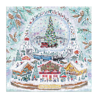 Michael Storrings Alpine Village Snowglobe | 500 Piece Jigsaw Puzzle