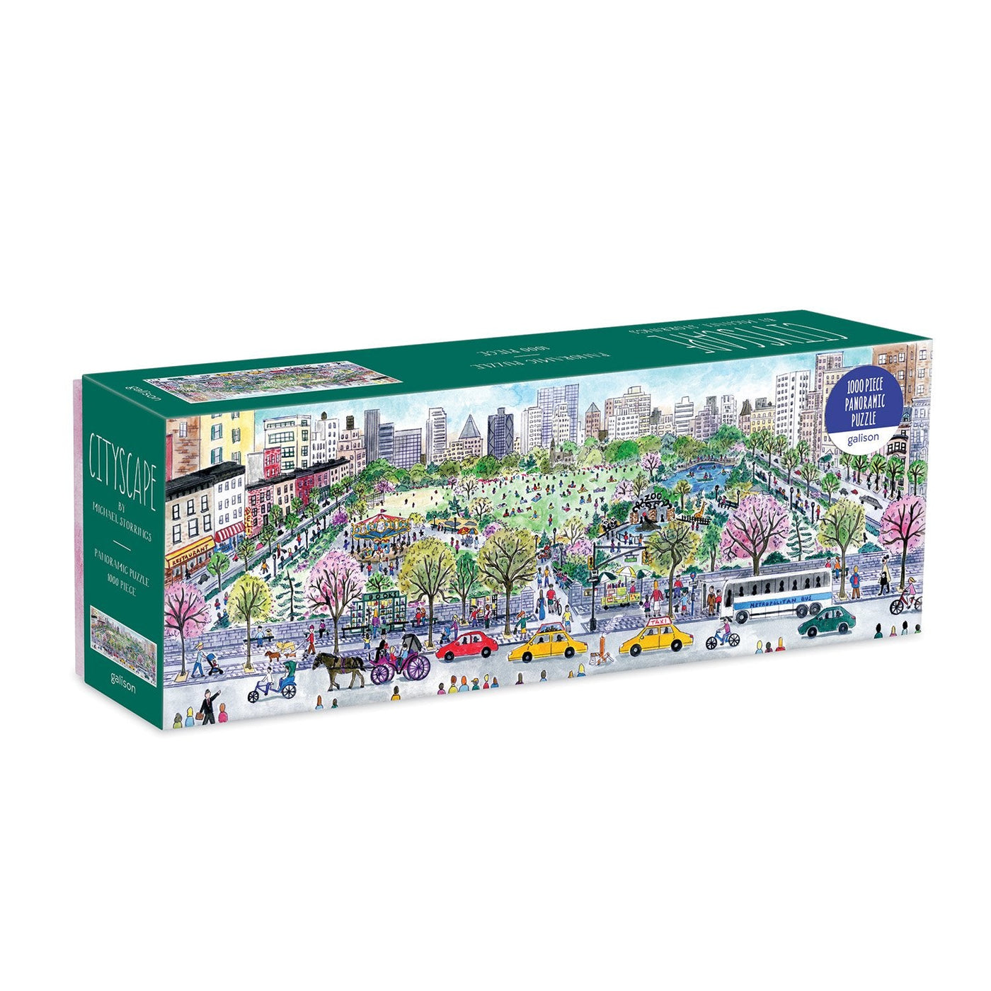 Michael Storrings Cityscape | 1,000 Piece Panoramic Jigsaw Puzzle