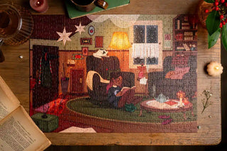 Cozy Reading | 500 Piece Jigsaw Puzzle