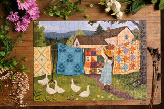 Quilting Day | 500 Piece Jigsaw Puzzle