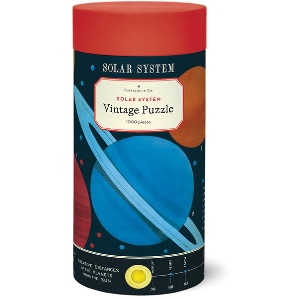 Solar System by Cavallini & Co. | 1,000 Piece Jigsaw Puzzle