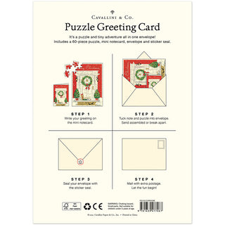 Christmas Home | 60 Piece Greeting Card Jigsaw Puzzle
