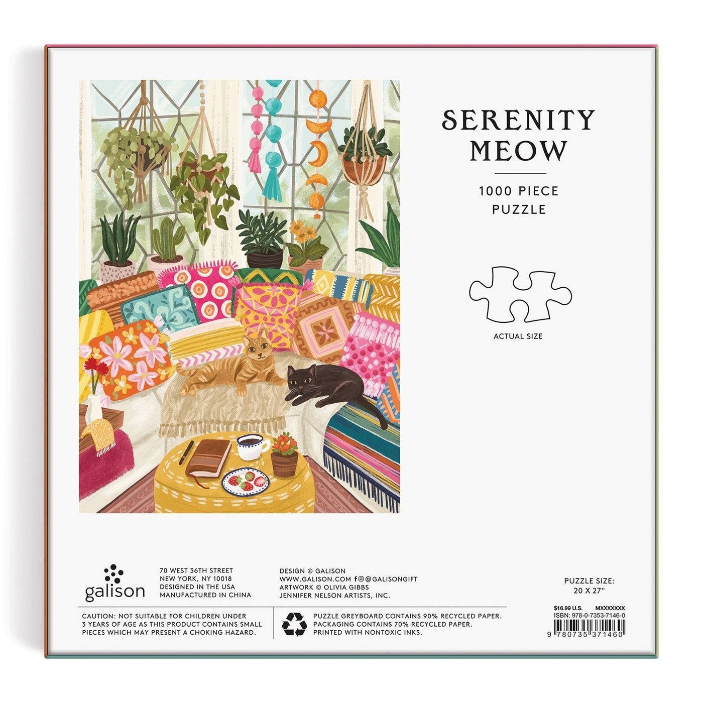 Serenity Meow | 1,000 Piece Jigsaw Puzzle