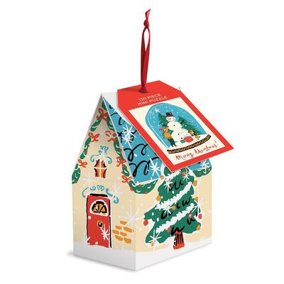 Snow Globe | 130 Piece Jigsaw Puzzle Ornament