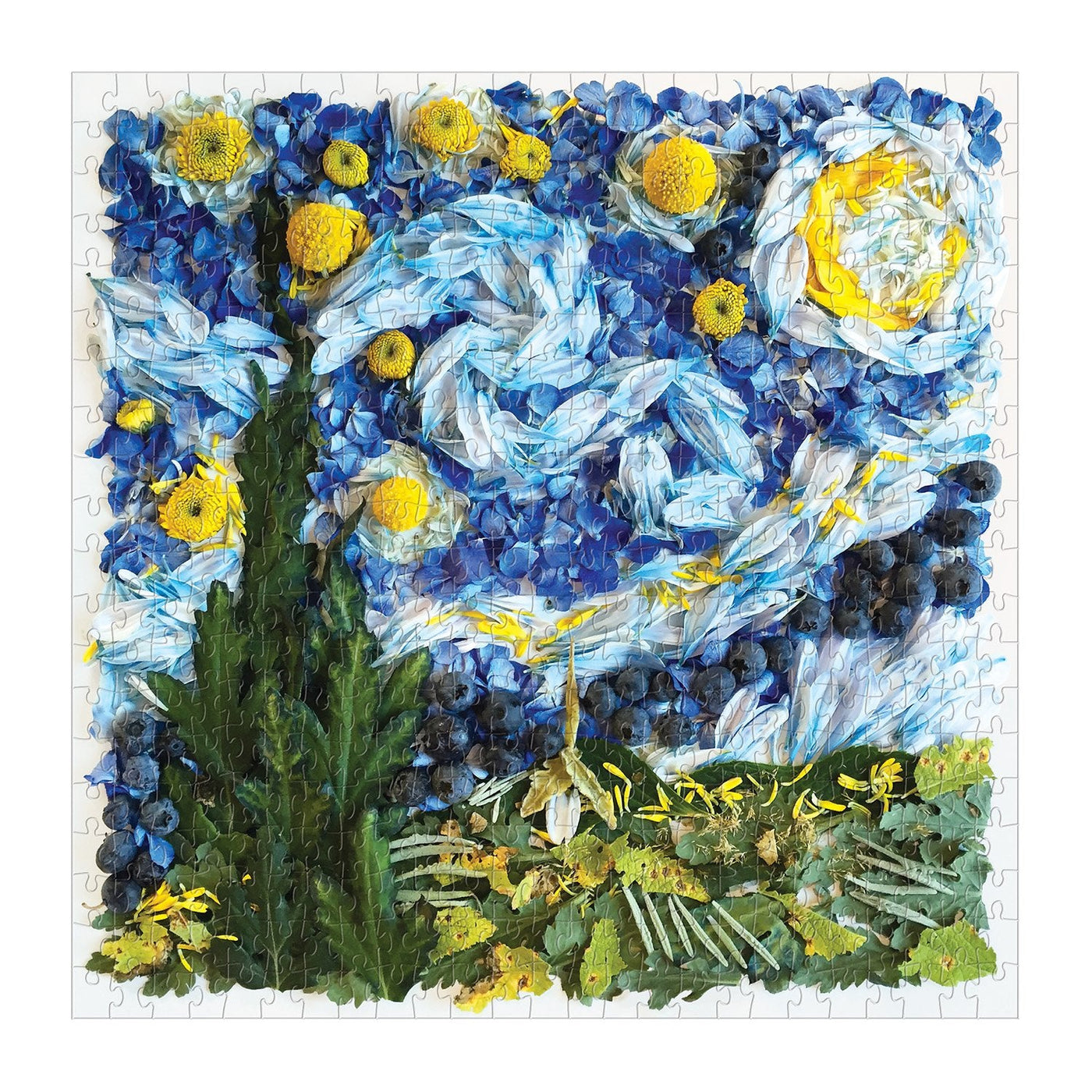 Starry Night Petals | 500 Piece Jigsaw Puzzle