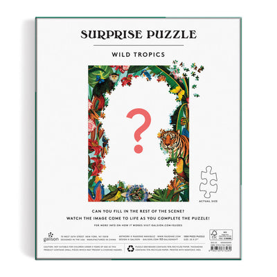 Wild Tropics | 1,000 Piece Surprise Jigsaw Puzzle