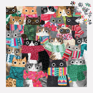 Wintry Cats | 500 Piece Jigsaw Puzzle