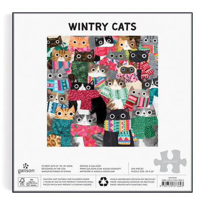 Wintry Cats | 500 Piece Jigsaw Puzzle