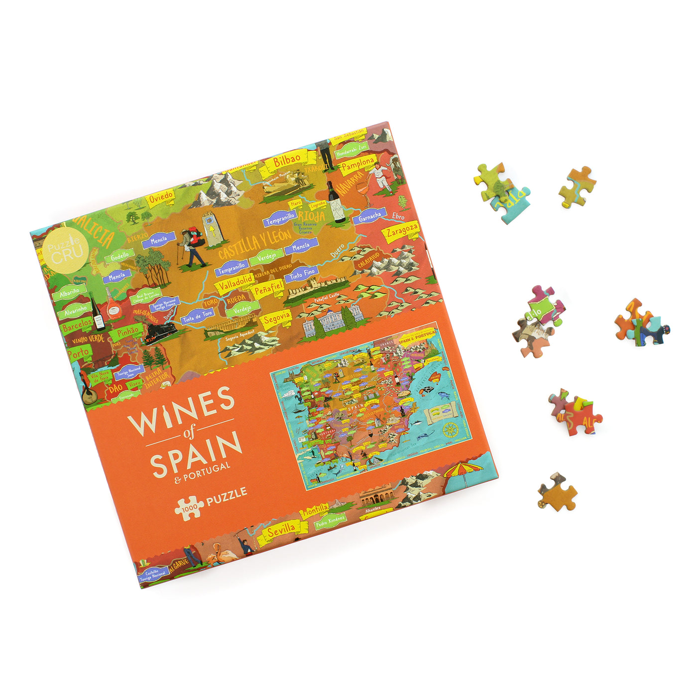Wines of Spain & Portugal | 1,000 Piece Jigsaw Puzzle