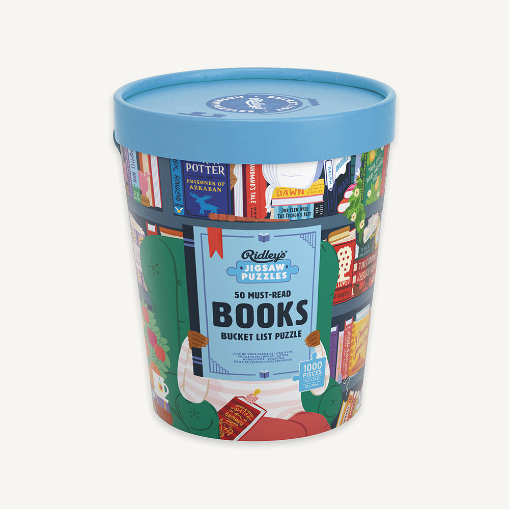 50 Must-Read Books | 1,000 Piece Jigsaw Puzzle