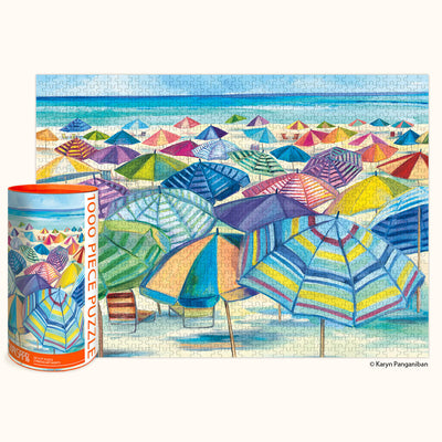 Umbrella Beach | 1,000 Piece Jigsaw Puzzle