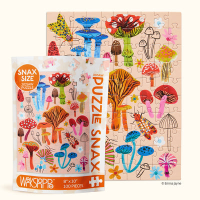 Mushroom Patch | 100 Piece Jigsaw Puzzle
