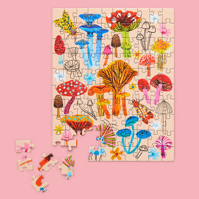 Mushroom Patch | 100 Piece Jigsaw Puzzle