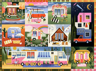 Happy Campers | 1,000 Piece Jigsaw Puzzle