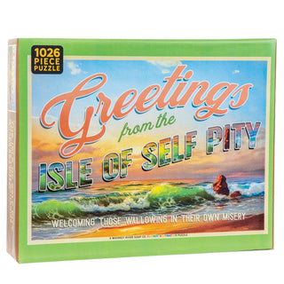 Greetings from The Isle of Self Pity | 1,026 Piece Jigsaw Puzzle