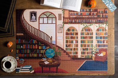 Puzzle at the Library | 1,500 Piece Jigsaw Puzzle