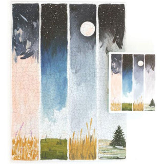 Starry Seasons | 1,000 Piece Jigsaw Puzzle 1canoe2 Puzzledly.