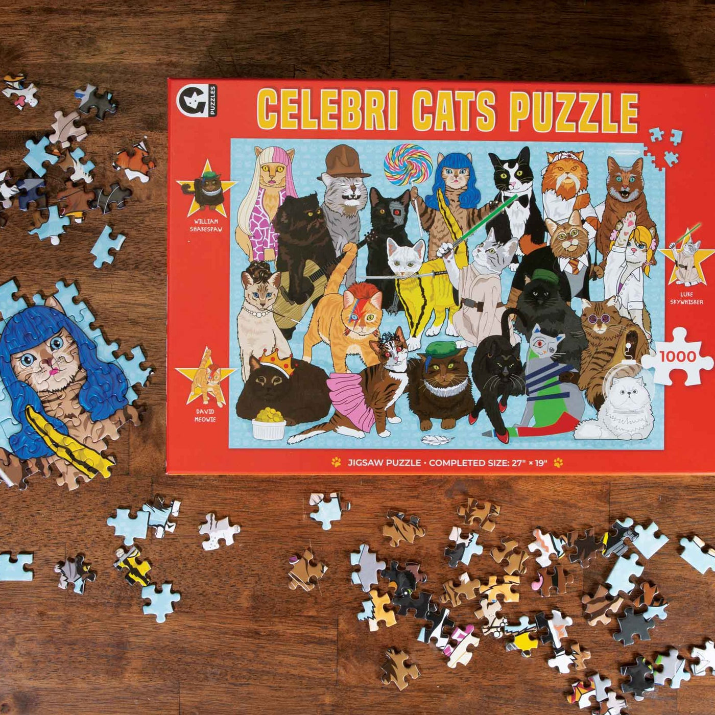 Celebri Cats | 1,000 Piece Jigsaw Puzzle
