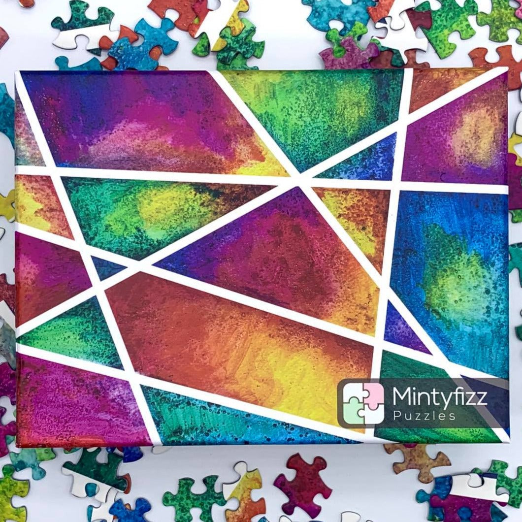 Stained Windows | 500 Piece Jigsaw Puzzle Mintyfizz Puzzles Puzzledly.