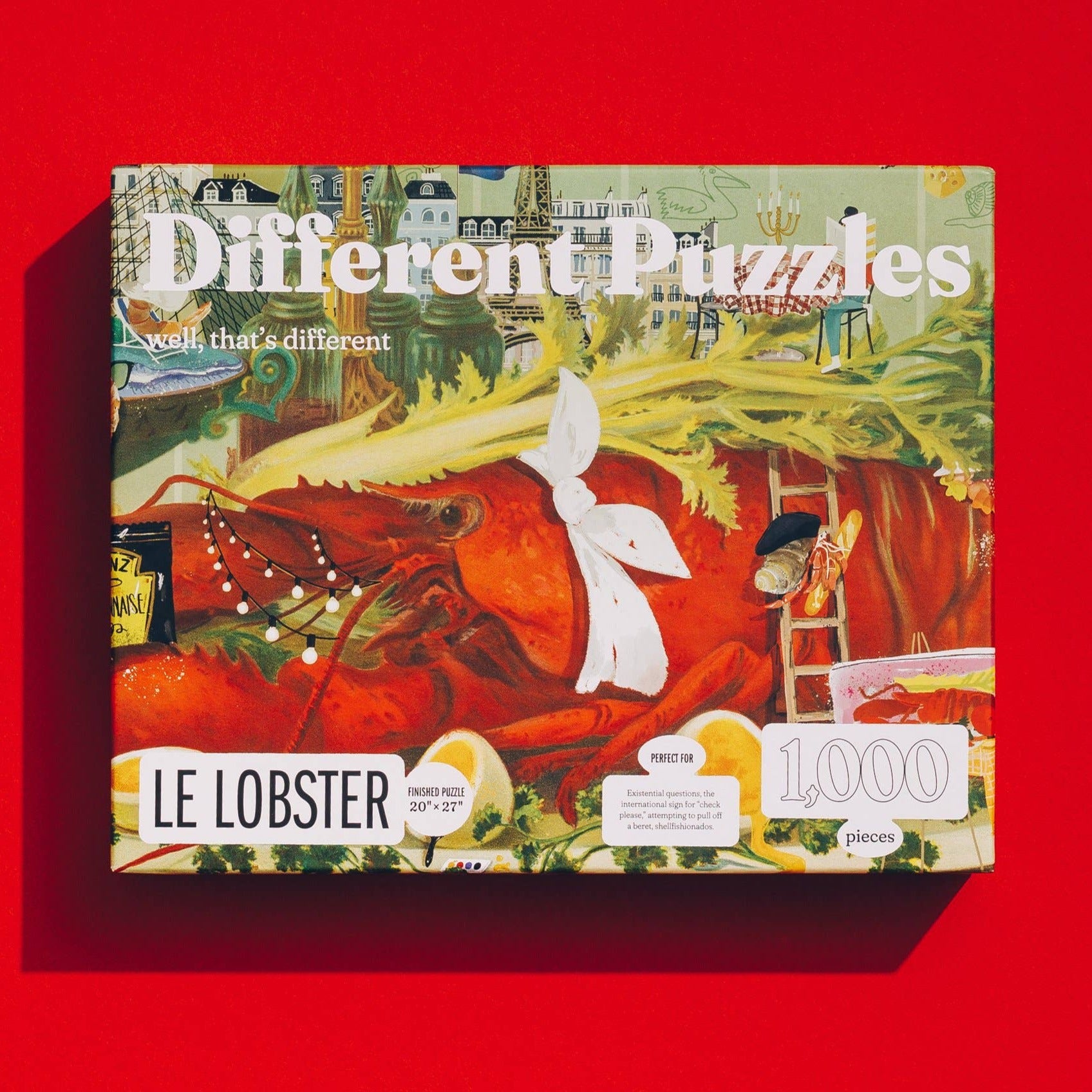 Le Lobster by Different Puzzles 1,000 Piece Jigsaw Puzzle