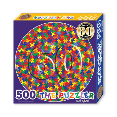 The Puzzler | 500 Piece Round Jigsaw Puzzle