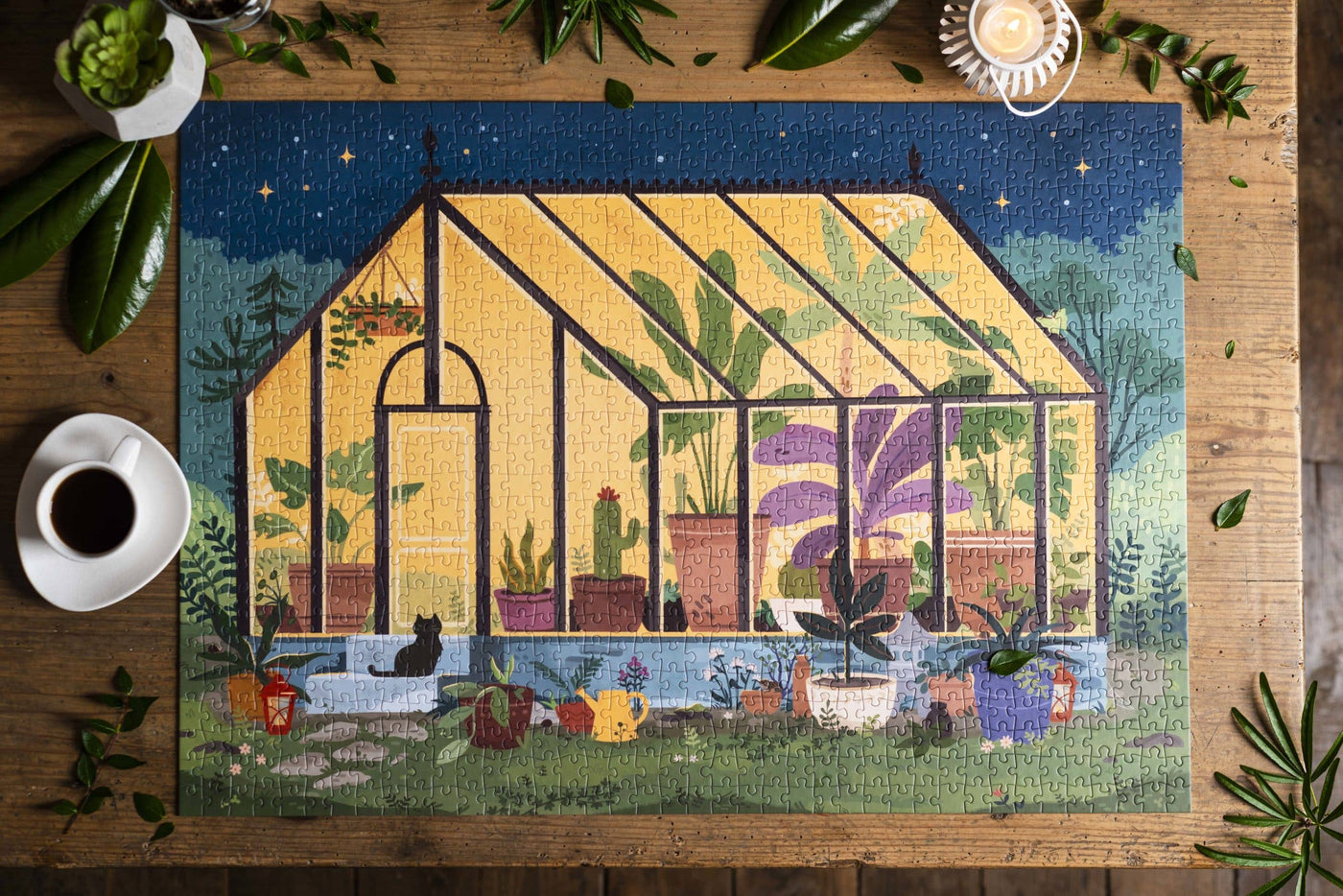 Midnight Greenhouse | 1,000 Piece Jigsaw Puzzle