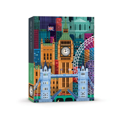 London | 1,000 Piece Jigsaw Puzzle Fred Puzzledly.