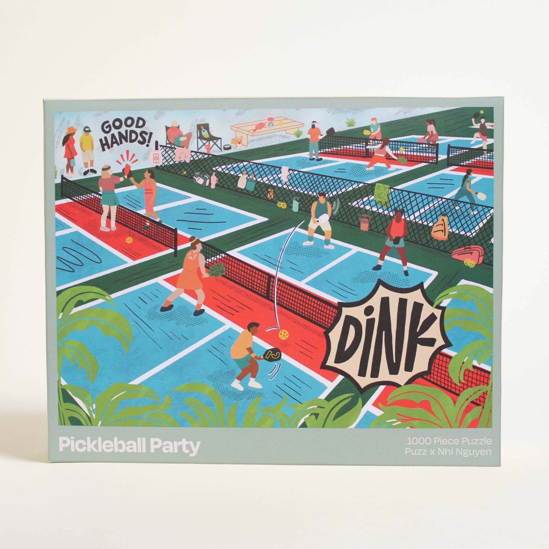 Pickleball Party by Puzz 1,000 Piece Jigsaw Puzzle