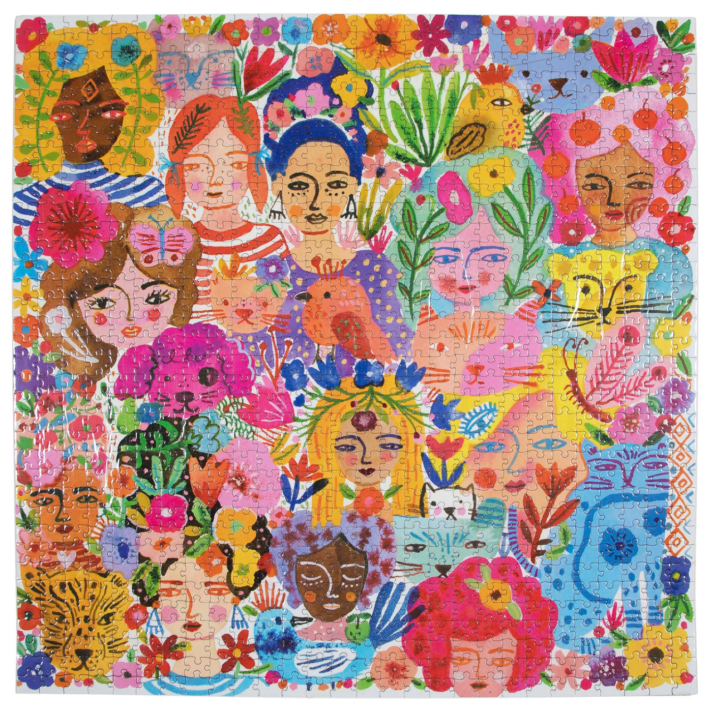 Goddesses and Pets | 1,000 Piece Jigsaw Puzzle