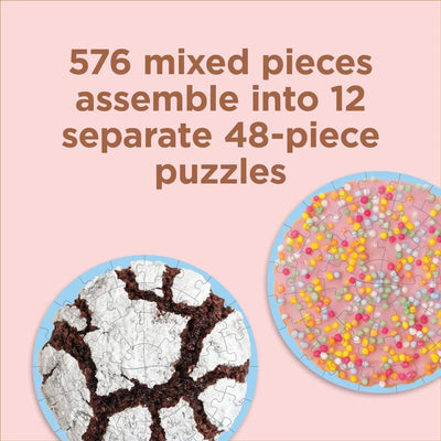A Dozen from The Oven: Cookies! | 12 (Twelve) 48 Piece Jigsaw Puzzles