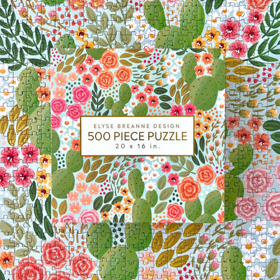 Cactus Blooms | 500 Piece Jigsaw Puzzle