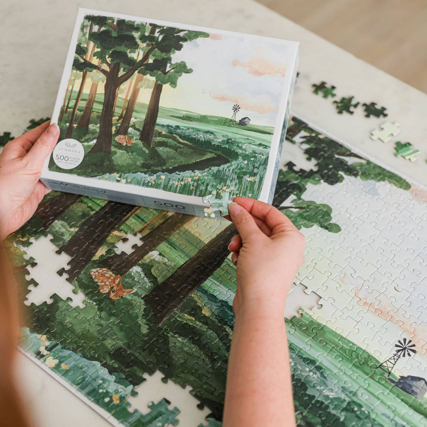 Sunlit Evening | 500 Piece Jigsaw Puzzle