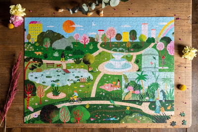 Chilling in the Park | 1,000 Piece Jigsaw Puzzle