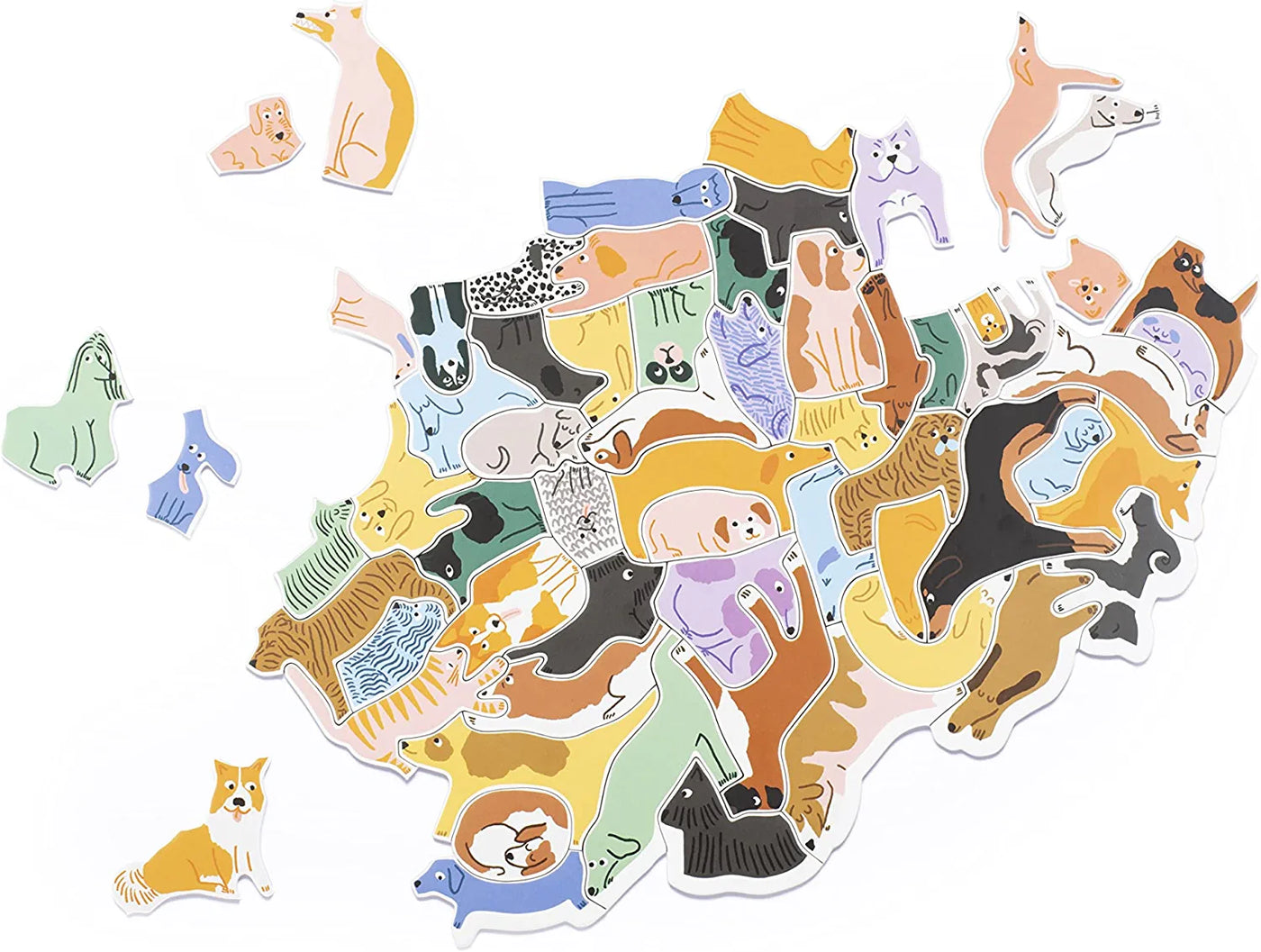 Illustrated Dogs Puzzle