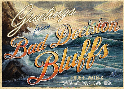 Greetings from Bad Decision Bluffs | 1,026 Piece Jigsaw Puzzle
