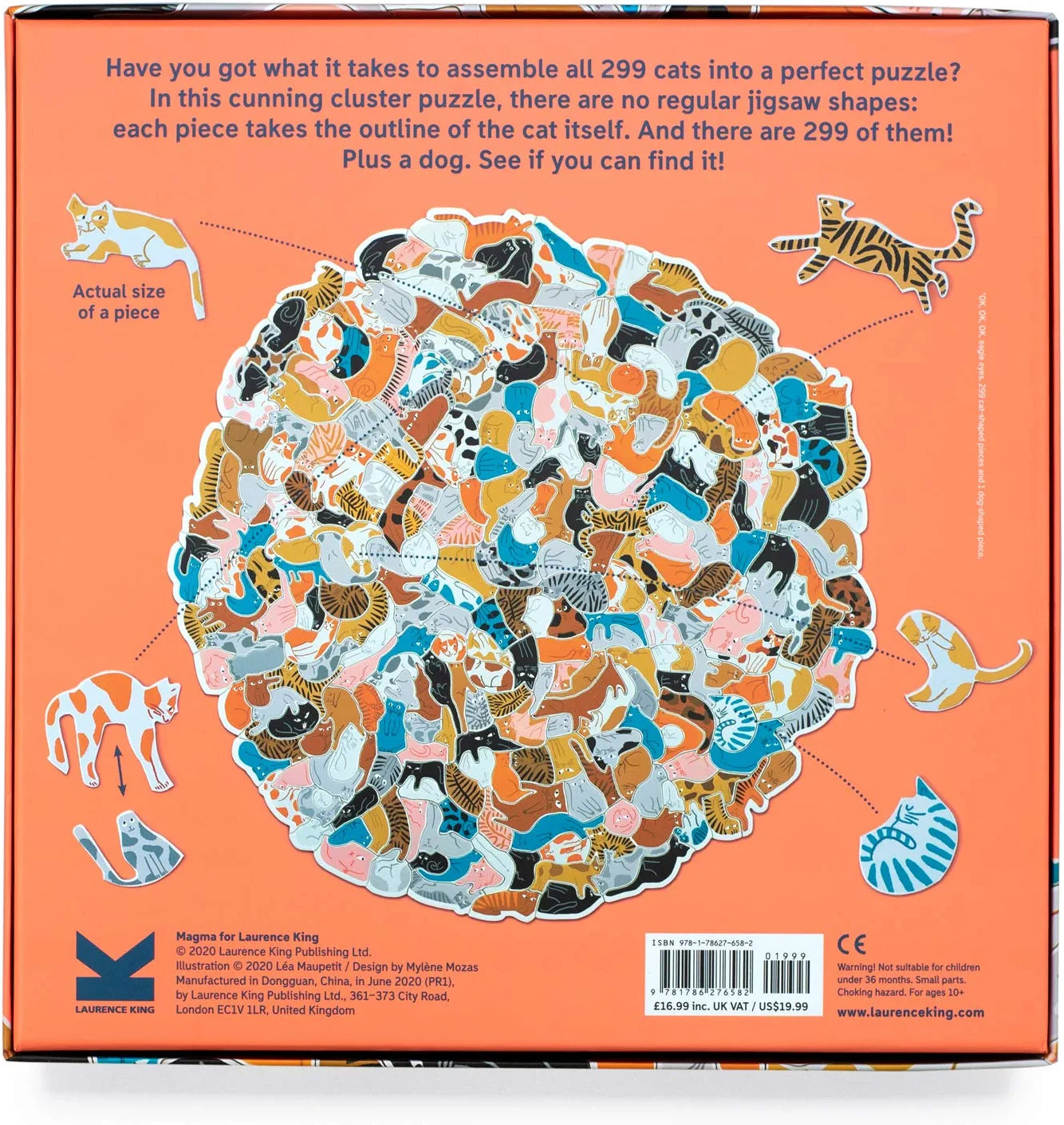 299 Cats (and a Dog) by Laurence King Publishing | 300 Piece 299 Cats (and a Dog) by Laurence King Publishing | 300 Piece