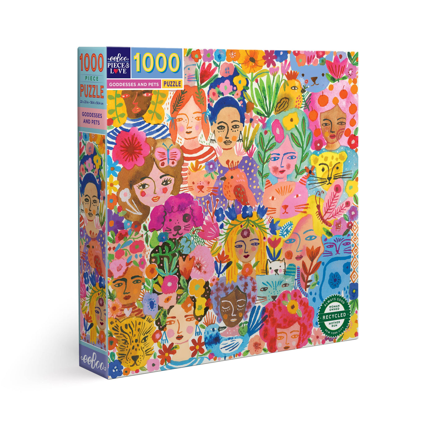 Goddesses and Pets | 1,000 Piece Jigsaw Puzzle