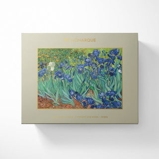 Van Gogh Irises | 1,000 Piece Jigsaw Puzzle Monarque Puzzledly.