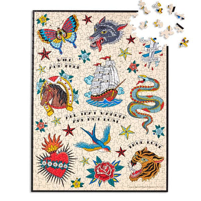 Vintage Tattoos | 500 Piece Jigsaw Puzzle